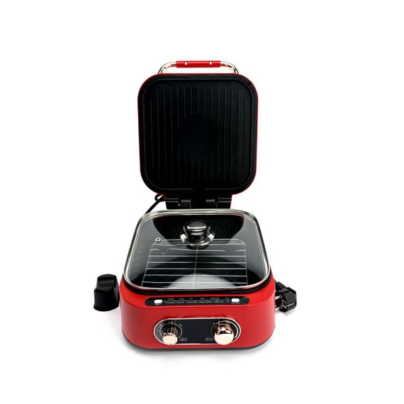 Гриль-барбекю электрический DENX DX3421 1800 Вт. Красный (DX3421) | Зображення 8