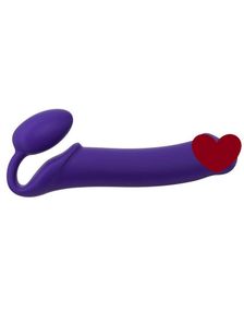 Безремневой страпон Strap-On-Me Violet XL, полностью регулируемый, диаметр 4,5см sexstyle