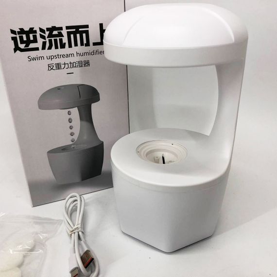 Настольный увлажнитель с арома-функцией UKC Anti Gravity Humidifier 800 мл, Увлажнитель на стол в офис KN-80