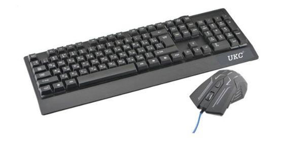 Ігрова клавіатура та миша UKC ZEUS M710 з підсвічуванням | Зображення 1