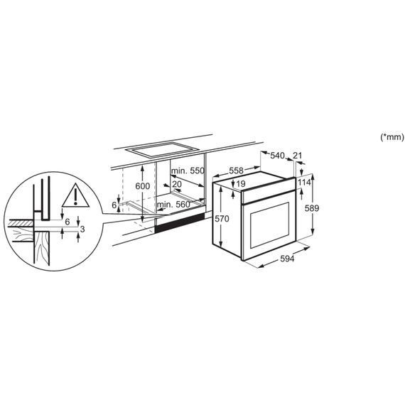 Духова шафа Electrolux EOD5H70BX | Зображення 8