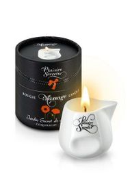 Масажна свічка з ароматом червоного маку Plaisirs Secrets Poppy, 80мл