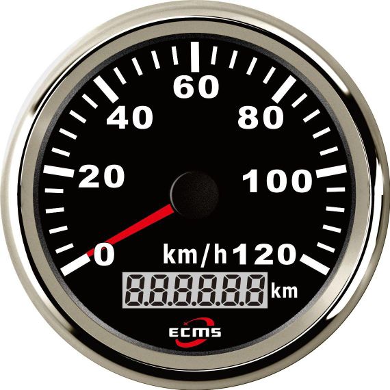 GPS-спідометр ECMS чорний PMG3-BS-120KL (900-00079)