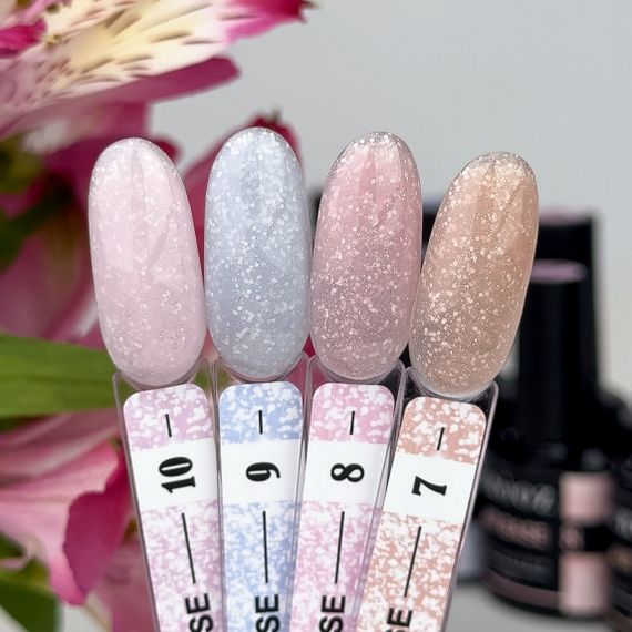 База з шимером Crooz Air Base №01 (ніжний молочно-білий із сяйливими частинками) 8мл | Зображення 6