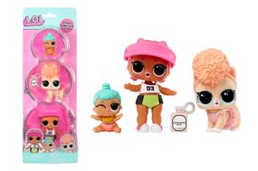 Кукла LOL Surprise OPP Tot and Pet and Lil Sis Спайки Китти Лил Дженни (987895)