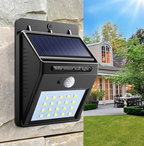 Уличный светильник на солнечной батарее с датчиком движения Ever Brite