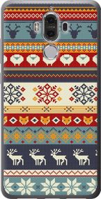 Чехол на Huawei Mate 9 Рождественский орнамент "3303u-425-17620"