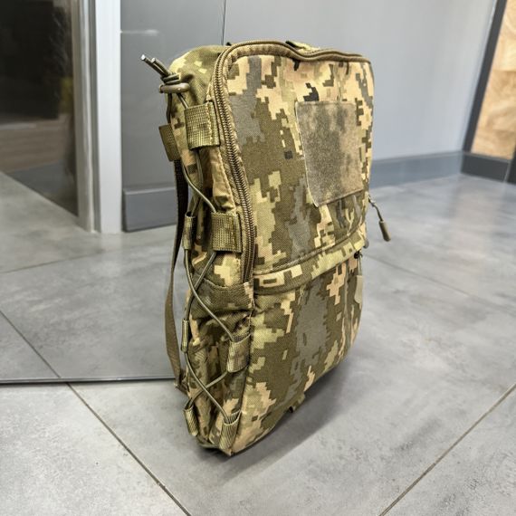 Підсумок-рюкзак сухарний на плитоноску з Моллі, Піксель, WINTAC, Cordura 1000D, сумка сухарна тактична, сумка сухарка армійська | Зображення 2