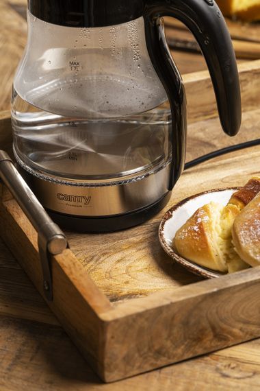 Електрочайник скляний Camry CR 1300, 1,7 л, 2200 Вт, з підсвіткою | Зображення 7