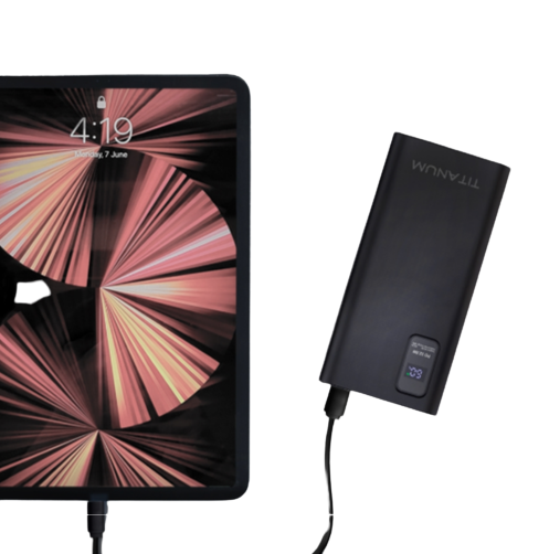Павербанк 30000mAh Titanum TPB-728S-B 22,5W QC+PD чорний | Зображення 1