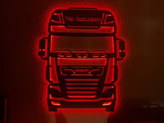Панно декоративная картина на стену DAF LED 16 цветов телефон 760х900 acr-p000181 | Зображення 3