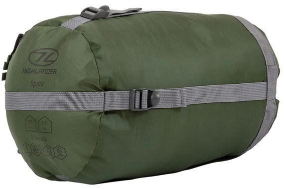 Спальний мішок Highlander Phoenix Spark 150/+4°C Olive Green Left (SB242-OG) 929693 | Зображення 8