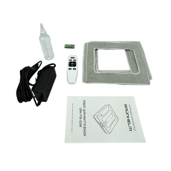 Робот для миття вікон Grunhelm GRH-F18-02W 72 Вт білий | Зображення 3