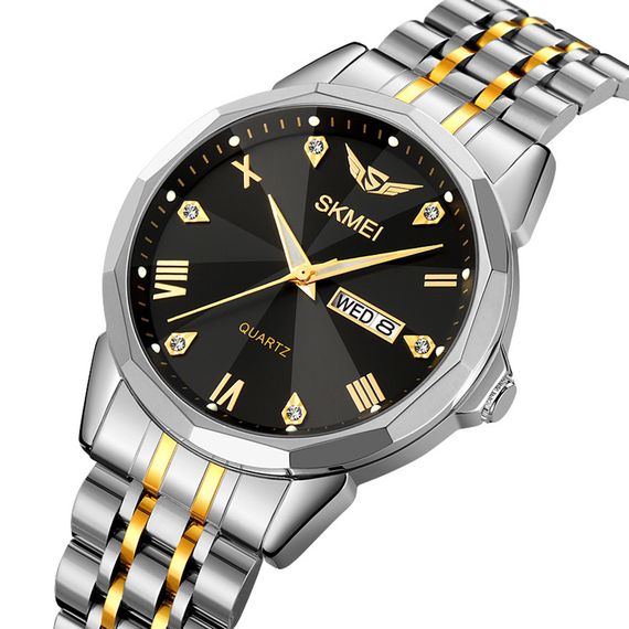 Skmei 2291TGDBK Silver-Gold-Black | Зображення 1
