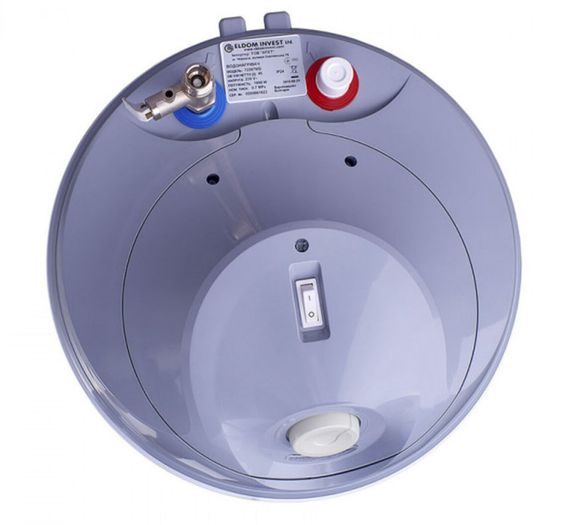 Водонагрівач Eldom STYLE DRY 100 л, 2,0 кВт, "сухий" ТЕН, вертикальний, циліндричний, білий (72270WD) | Зображення 1