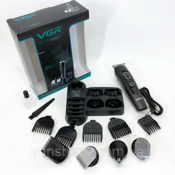 Электрическая машинка триммер для волос и бороды VGR V-175, Машинка для стрижки волос электрическая YK-60 | Зображення 9