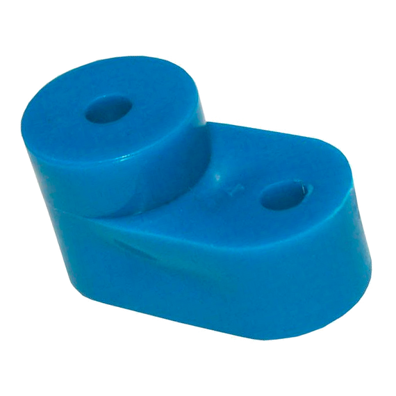 Изолятор шины ШЛ-КС угловой синий Ny95501188