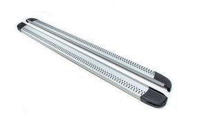 Боковые пороги Maya V2 (2 шт., алюминий) для Chery Tiggo III 2014-2024 гг