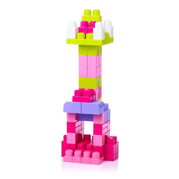 Конструктор Mega Bloks розовый в мешке 60 деталей (DCH54) | Зображення 5
