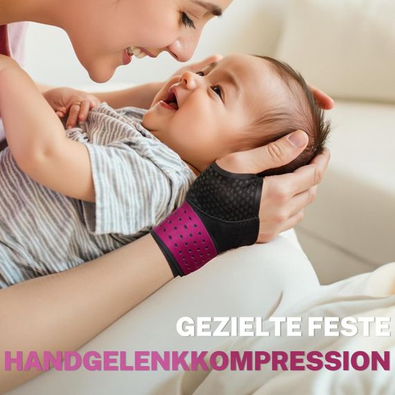 Бандаж пов’язка фіксуюча для зап’ястя L/XL з отвором для великого пальця, при болі, тендініті, артриті, розтягненнях | Зображення 4