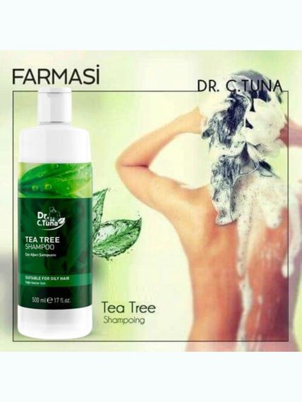 Шампунь для жирного волосся з олією чайного дерева Farmasi Dr. C.Tuna Tea Tree  500 мл | Зображення 2