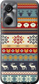 Чехол на Tecno POP 6 Pro BE8 Рождественский орнамент "3303u-2929-17620"