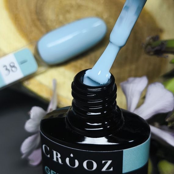 Гель-лак Crooz 38 (світло-аквамариновий) 8мл