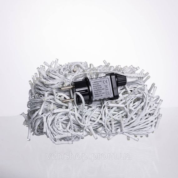 Гірлянда Різдвяна фея вулична 50 м 500 LED білий провід Білий CF500L50MWW | Зображення 3