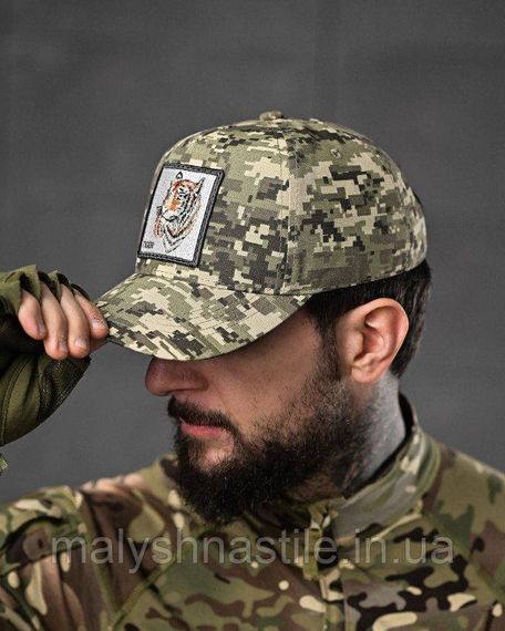 Бейсболка пиксель волк  ДЛ6461 | Зображення 1