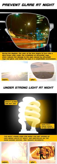 LIOUMO Интеллектуальные фотохромные солнцезащитные очки для мужчины | Зображення 2