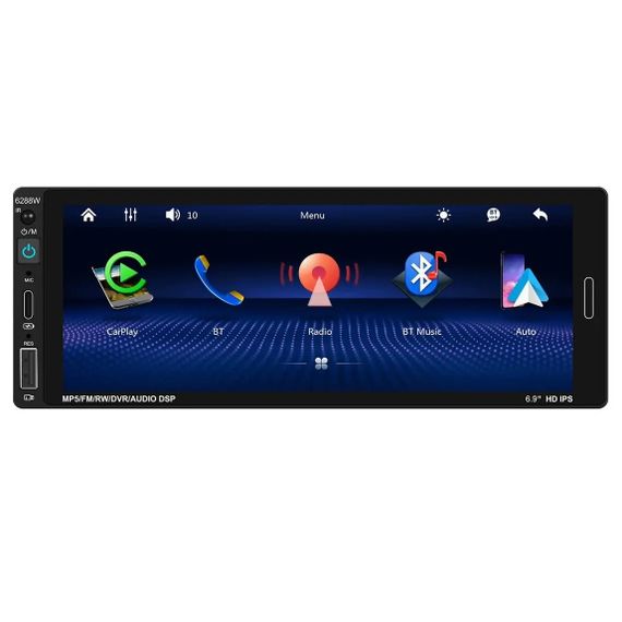 Універсальна магнітола 6.9 дюймів, Android 12 з підтримкою CarPlay, XPRO, 1DIN (42456-6288A64_3234) | Зображення 3
