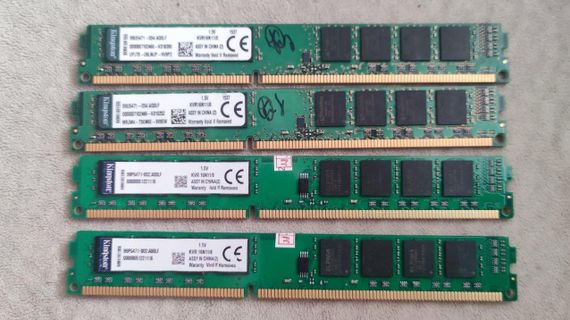 Модуль оперативної пам'яті DDR3 8ГБ 1600MHz OEM (KVR16N11/8) для Intel та AMD low profile | Зображення 2