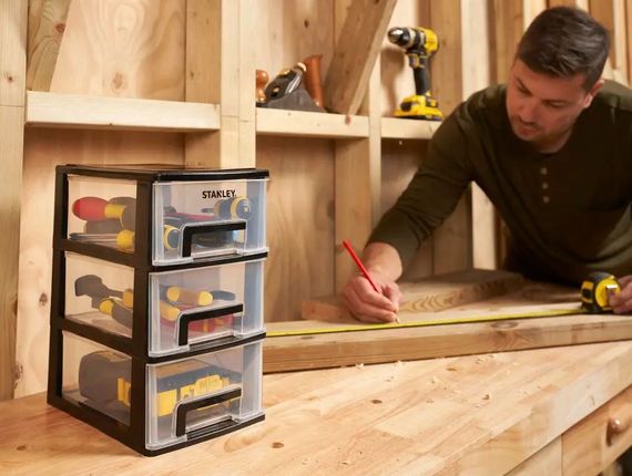 Органайзер вертикальний Stanley з трьома висувними відділеннями (STST40711-1) | Зображення 3