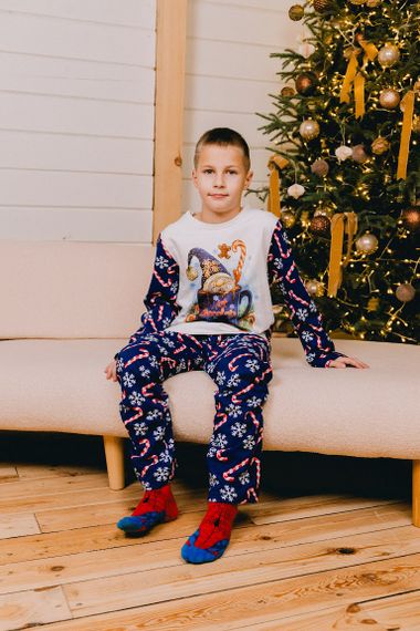 Піжама дитяча "Family look" Носи своє 104 Синій (p-7567-179521) | Зображення 5