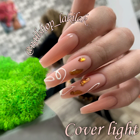 Гель для наращивания ногтей Польша LED Cover Light 1кг