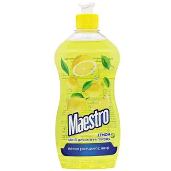 Засіб для миття посуду Maestro Lemon 500мл