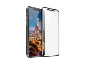 Захисне 3D скло iMax iPhone 11 Pro Max Чорний | Повне покриття |айфон 11 про Макс