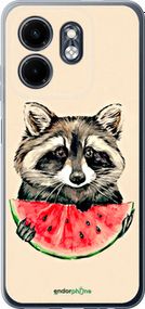 Чохол на Infinix Smart 9 Єнотик з кавуном "4605u-3809-2448"
