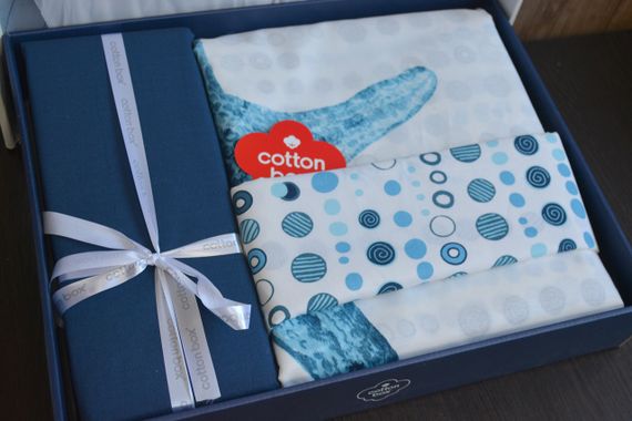 Комплект постельного белья Cotton Box Maritime 160×220 Star Lacivert | Зображення 4