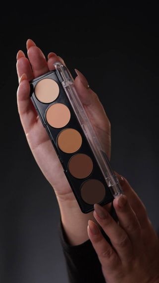 Палетка матових тіней для очей ANHELpro Eyeshadow palette - PT01 (12.5 g) | Зображення 2