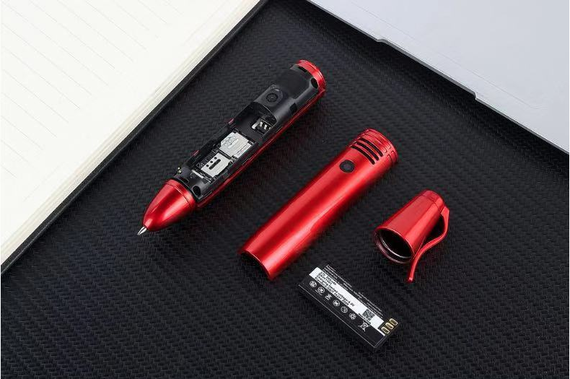 Ручка телефон портативний з камерою 0.08 MP і Bluetooth AK 007 (Червоний) | Зображення 7