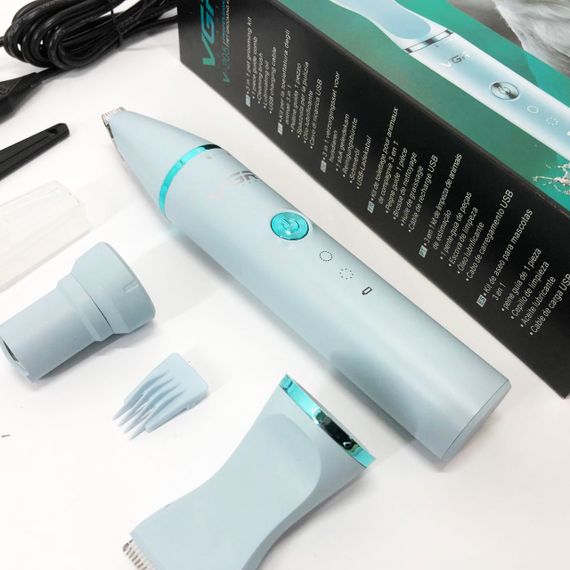 Электрическая машинка для стрижки животных с насадками, Триммер-машинка для животных CV-64