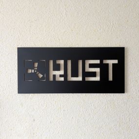 Панно декоративне картина на стіну Rust 560x180 acr-p000276