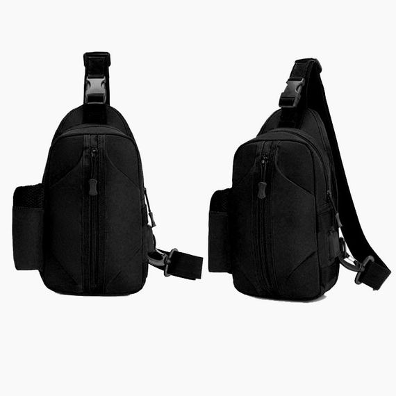 Мужская стеганая сумка через плечо, Сумка тактическая для мужчин Военная сумка всу мужская слинг CT-82 | Зображення 8