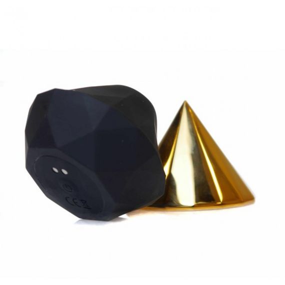 Вакуумний стимулятор клітора Diamond Air Massager USB 7 Function золотий | Зображення 7