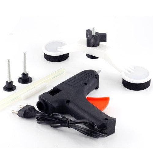 Інструмент для видалення вм'ятин на авто Clefers Pops-a-Den- Рихтування своїми руками - Клей, Пістолет, Присоска в комплекті IO-83