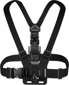 Нагрудный крепеж для экшн-камеры для DJI Osmo, Insta360, GoPro Hero, Pocket 3, ремень регулируемый держатель