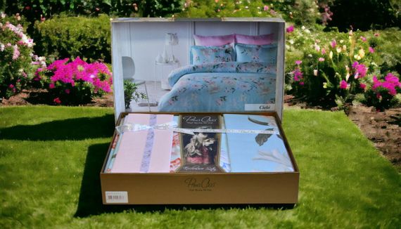 Постельное белье Prima Casa Exclusive Satin 200×220 см Cielo | Зображення 1