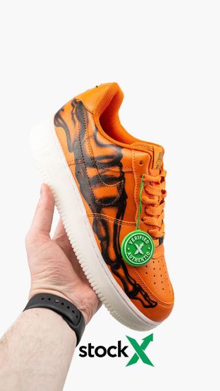 Кросівки чоловічі N-ike Air Force 1 Skeleton Orange 42 26.5 см | Зображення 1