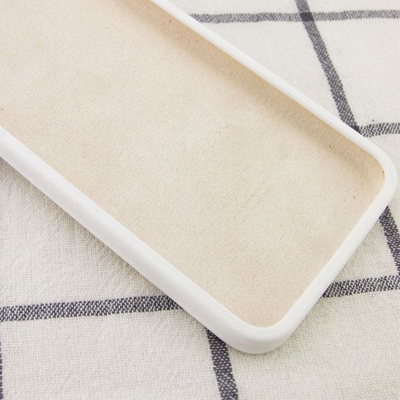 Чехол Silicone Case Square Full Camera Protective (AA) для Apple iPhone 7 / 8 / SE (2020) (4.7") Белый / White | Зображення 2